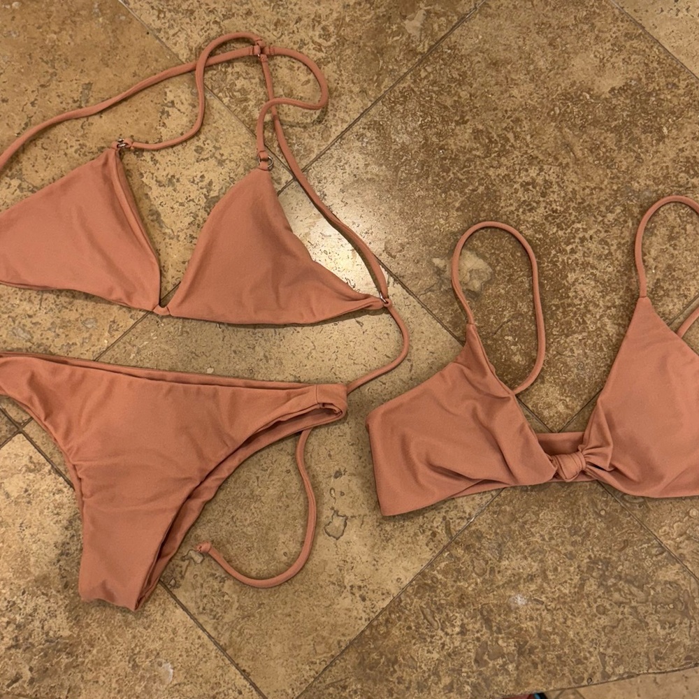 Mikoh Women's Tan Bikini Set